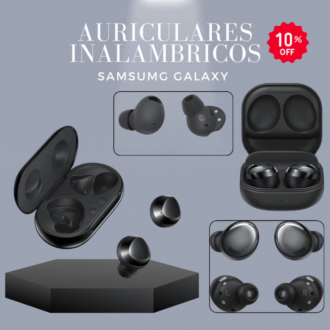 AURICULARES INALAMBRICOS SAMSUMG BUDS+ NEGRO - CON CANCELACIÓN DE RUIDO