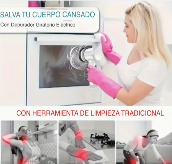 Cepillo Eléctrico de Limpieza 5 en 1 | Limpieza potente, portatil y en minutos