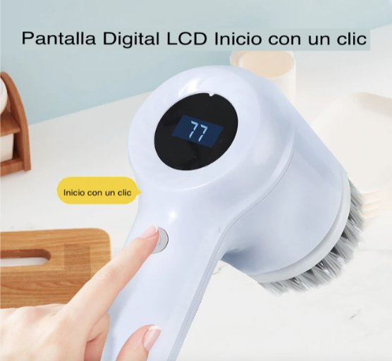 Cepillo Eléctrico de Limpieza 5 en 1 | Limpieza potente, portatil y en minutos