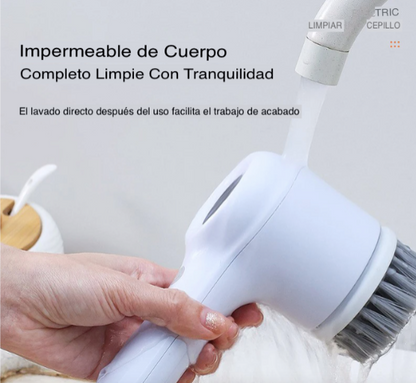 Cepillo Eléctrico de Limpieza 5 en 1 | Limpieza potente, portatil y en minutos