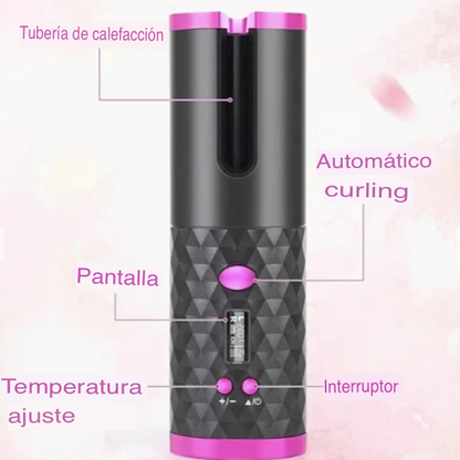 ONDULADOR RIZADOR AUTOMATICO, INALAMBRICO Y RECARGABLE