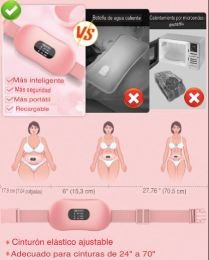 Cinturón Térmico Aliviador de Cólicos | Tu Aliado Contra el Dolor