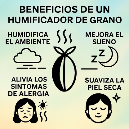 Mini Humidificador Estilo Madera | Relajación, Hidratación y Estilo en un Solo Dispositivo