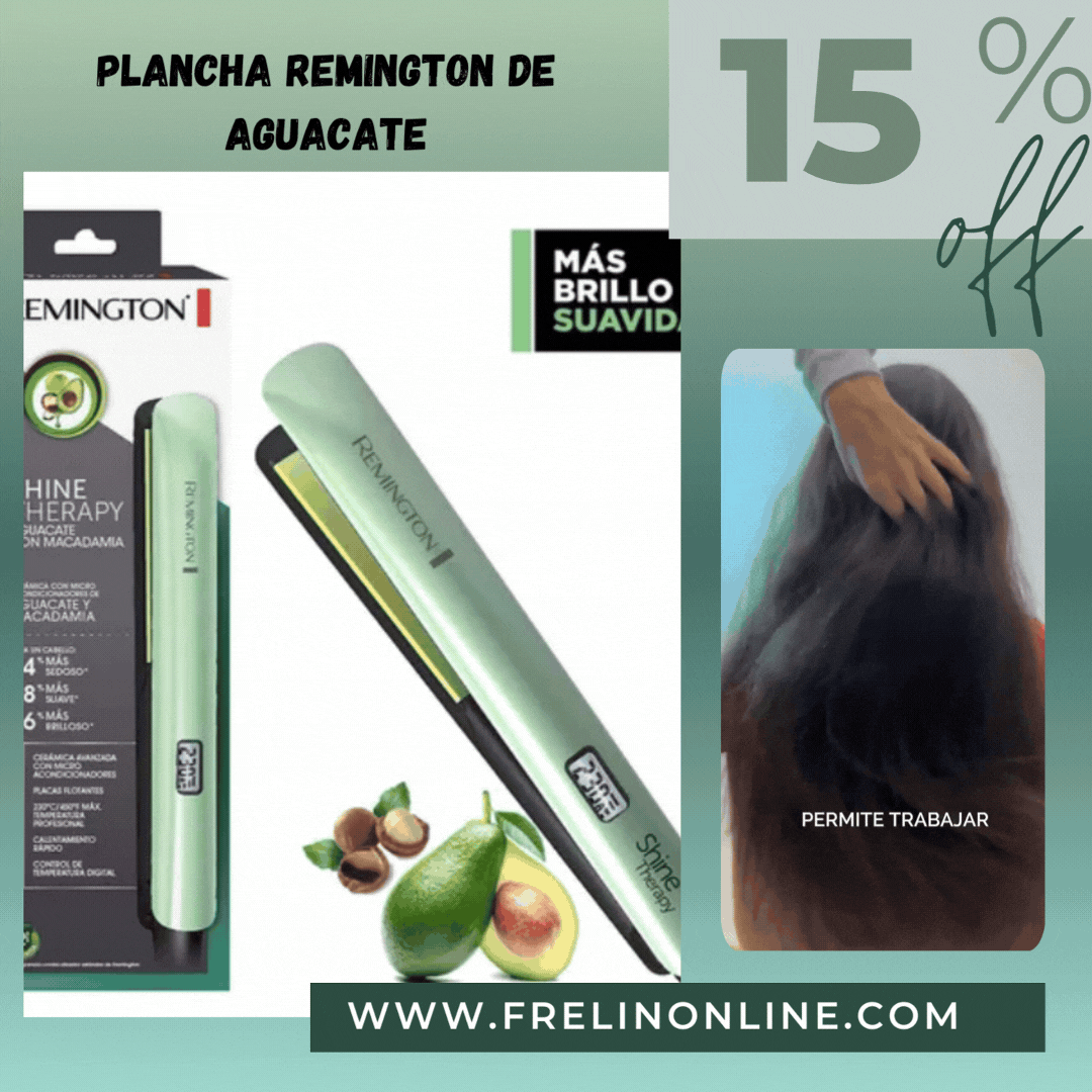 PLANCHA REMINGTON AGUACATE