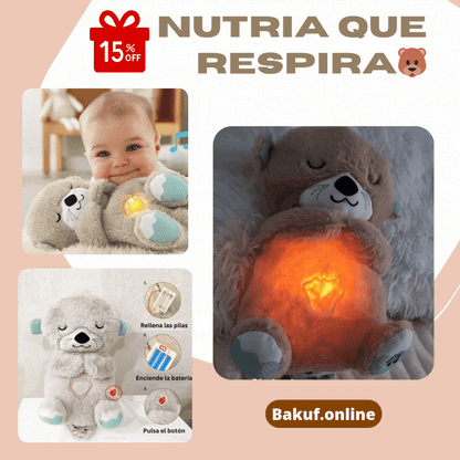 PELUCHE QUE RESPIRA Y TRANQUILIZA