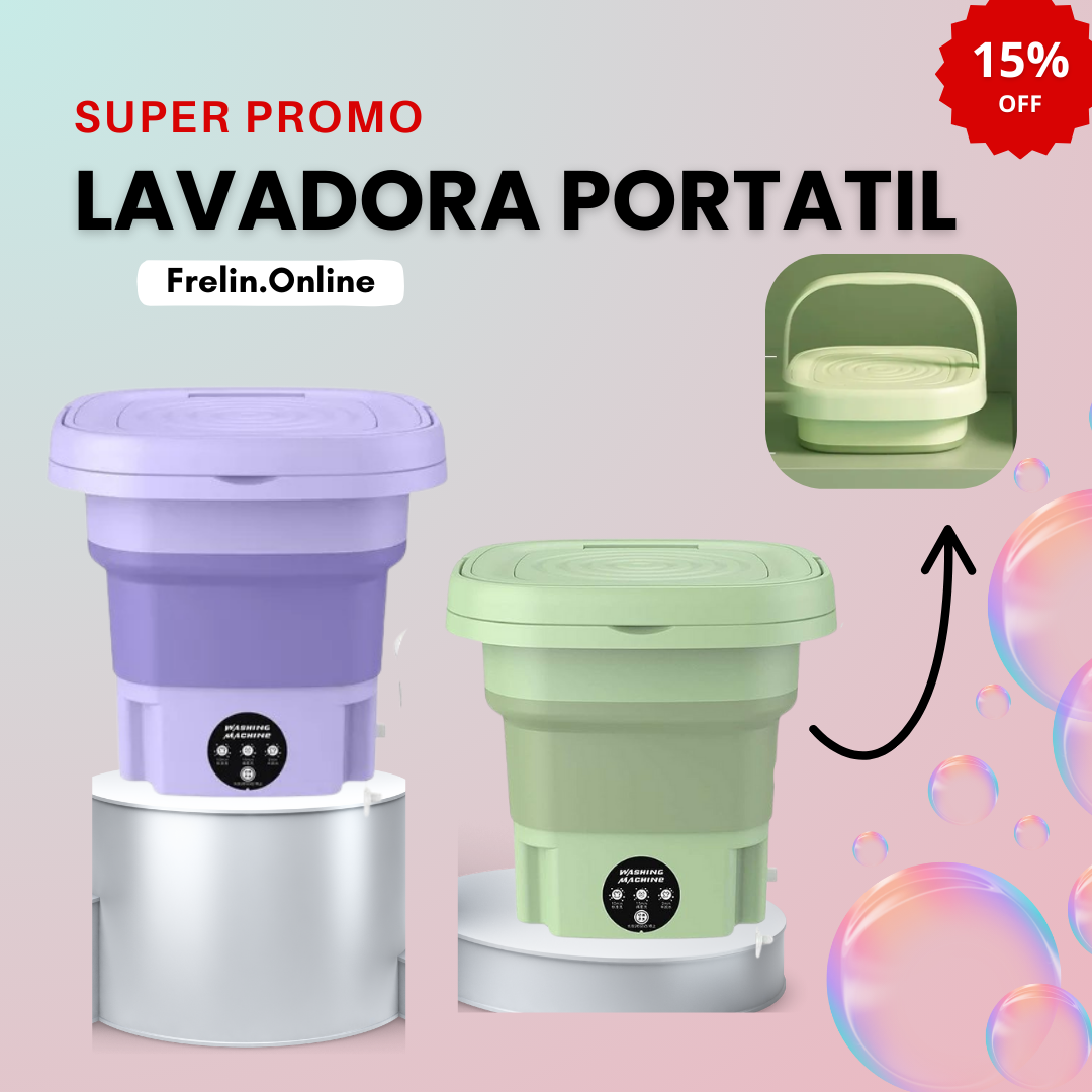 MINI LAVADORA PORTÁTIL