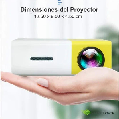 PROYECTOR PORTATIL LED - AMARILLO