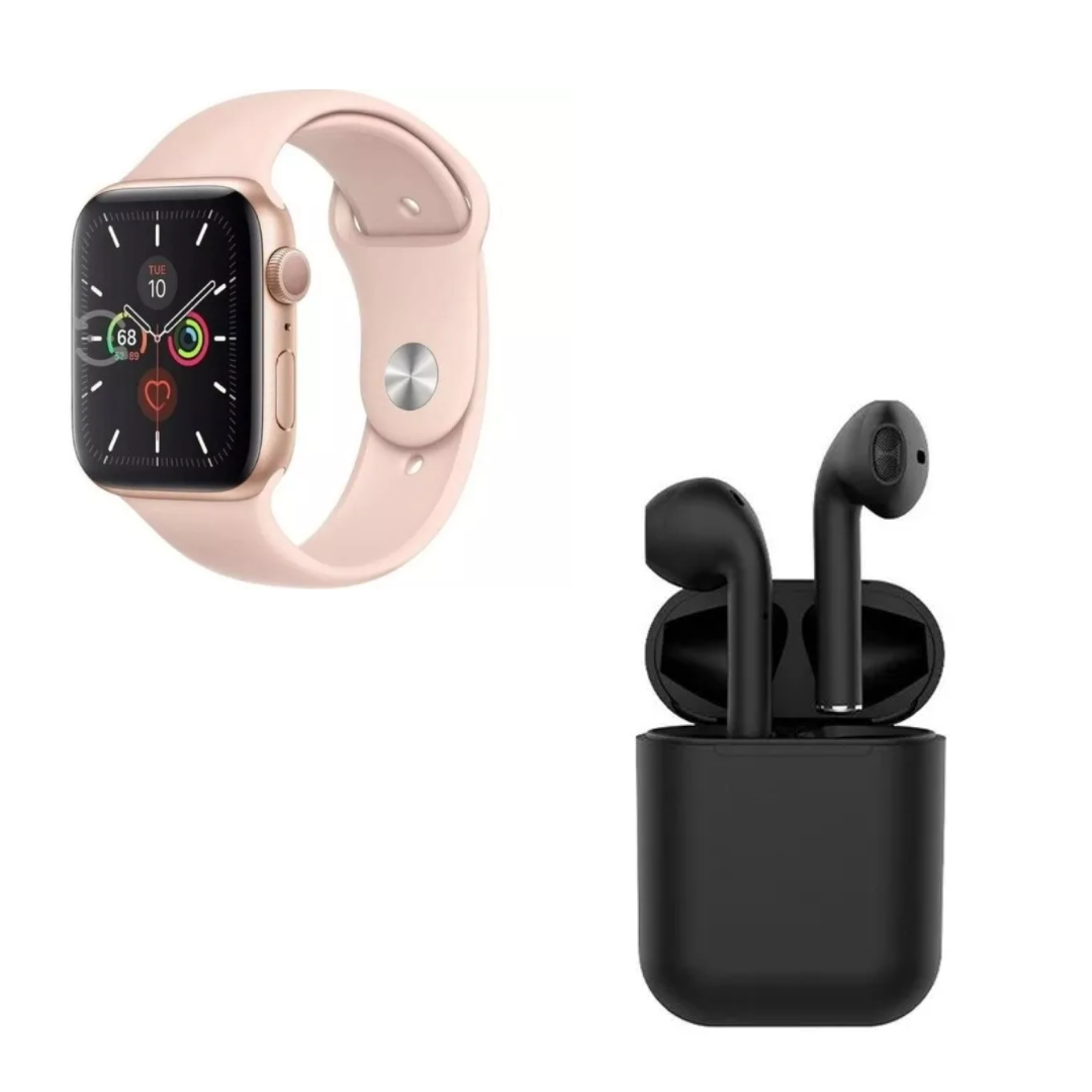 Combo SmartSet | Audífonos i12 TWS + Smartwatch T500