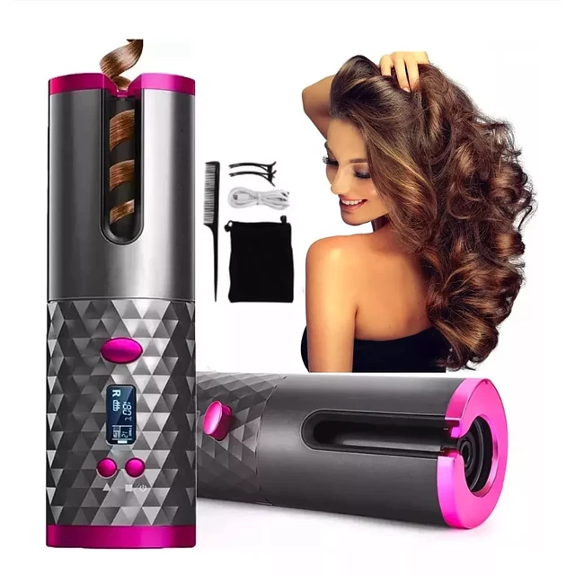 ONDULADOR RIZADOR AUTOMATICO, INALAMBRICO Y RECARGABLE